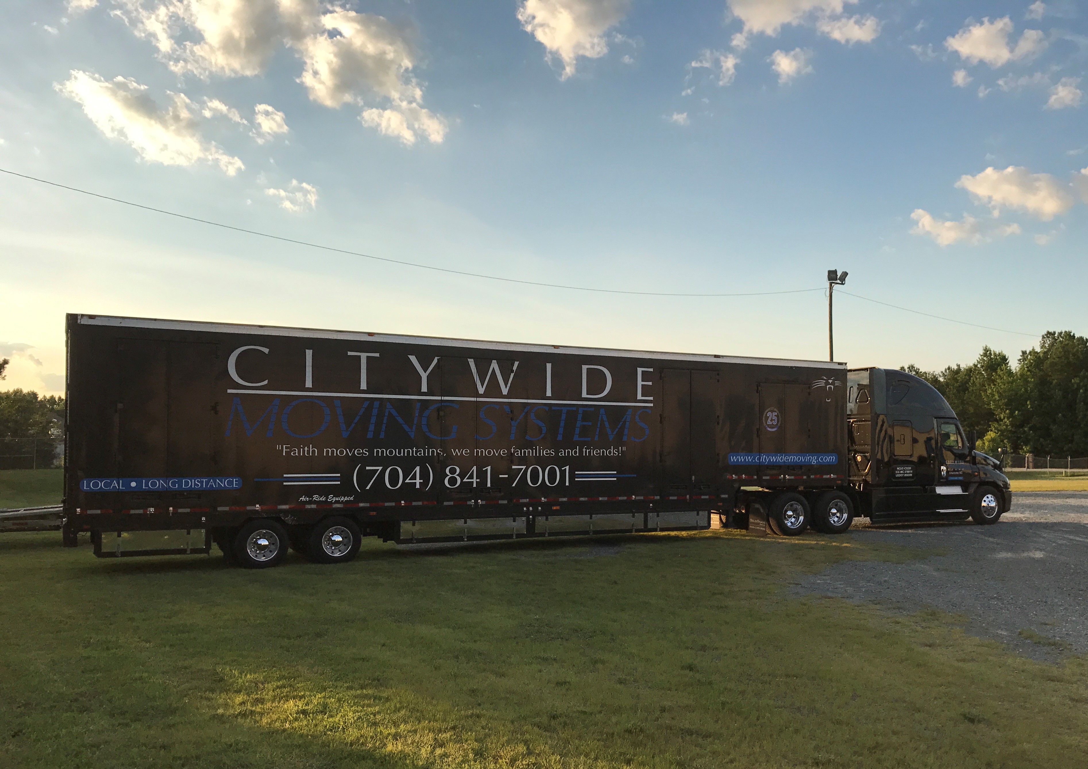 Citywide Moving Systems long distance semi-trailer truck